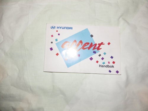 instruktions bok hyndai accent 97