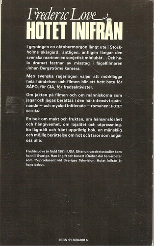 Frederic Love: Hotet inifrån. Roman.