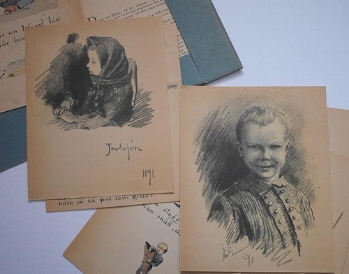 Lukas Mosak , Albert Engströms första bok, 1944 . En barnsaga på sex blad