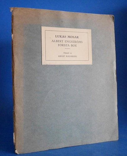 Lukas Mosak , Albert Engströms första bok, 1944 . En barnsaga på sex blad