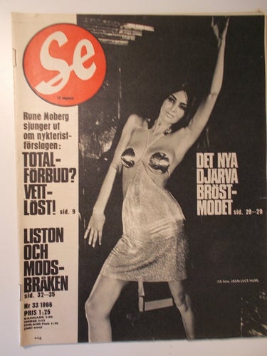 SE Nr 33 1966 Roslagsloppet 5 s. Diane Crump, Sonny Liston med svenska Mods
