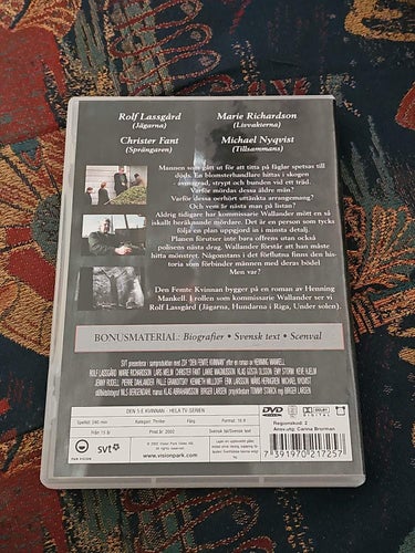Den 5:e Kvinnan - Rolf Lassgård DVD (Svensk Text)