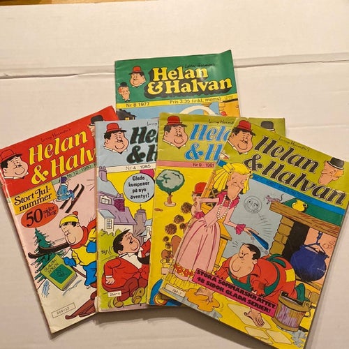 Helan & Halvan av Larry Harmon, 1977, 1980, 1981, 1985