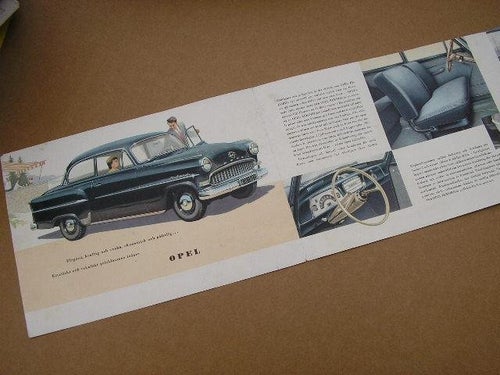Försäljningsbroschyr OPEL Olympia Rekord