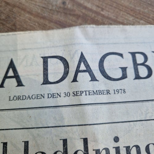 Svenska Dagbladet 30 september 1978