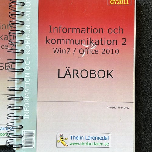 Information och kommunikation 2 av Jan-Eric Thelin, 2012
