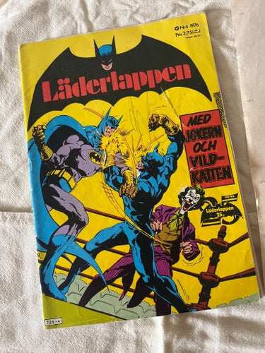 Läderlappen Nr 4 1976 - inkl poster - Jokern och Vildkatten