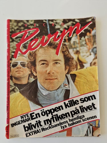 Vecko Revyn tidning nr 1 1980 - Ingemar Stenmark, Bee Gees