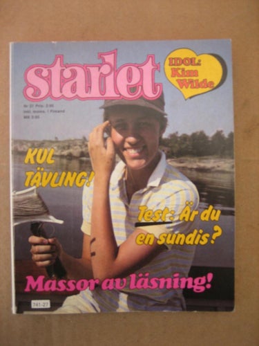Starlet Nr:27-1981  (Idolbild på Kim Wilde, Rod Stewart)