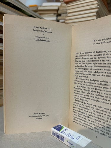 Doktor Mirakels medicin av Knut Nordström. Bok. Very Good plus