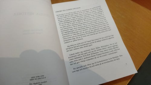 Judisk historia av Karl-Johan Illman och Tapani Harviainen, bok, very fine