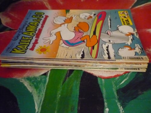 TIDNING, 10 STYCKEN KALLE ANKA TIDNINGAR, 41-1990, 7-1992, 29-1991, 50-1991, 25-