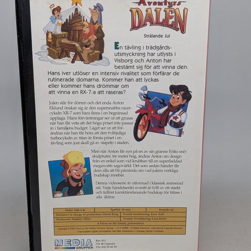 Äventyrs Dalen - Strålande Jul - Svenskt tal - VHS