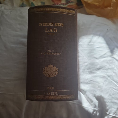 Sveriges Rikes Lag, C. G. Hellquist, 1960