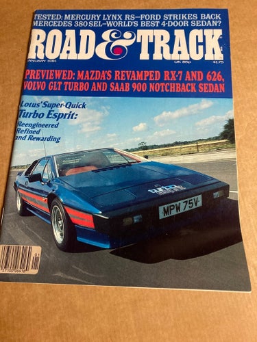 Road & Track ## 10 stycken tidningar från 1981 ##