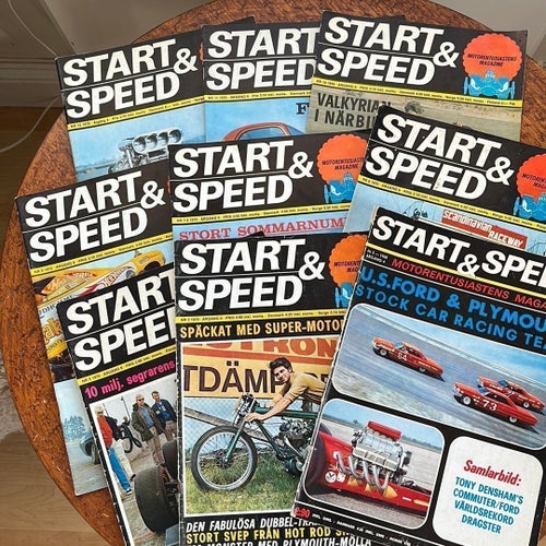Start & Speed tidningar 1970-1973