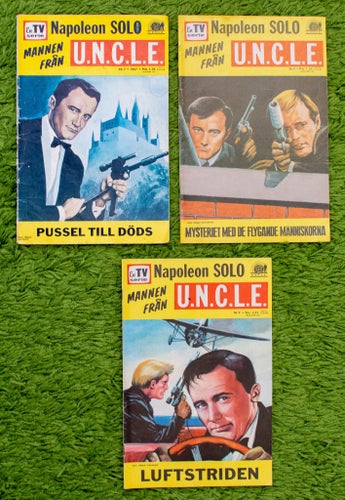 Mannen från U.N.C.L.E. En TV-serie. Sex tidningar 1967 - 1969