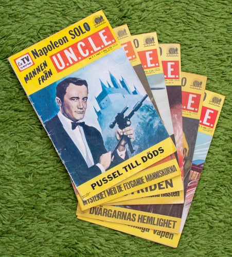 Mannen från U.N.C.L.E. En TV-serie. Sex tidningar 1967 - 1969