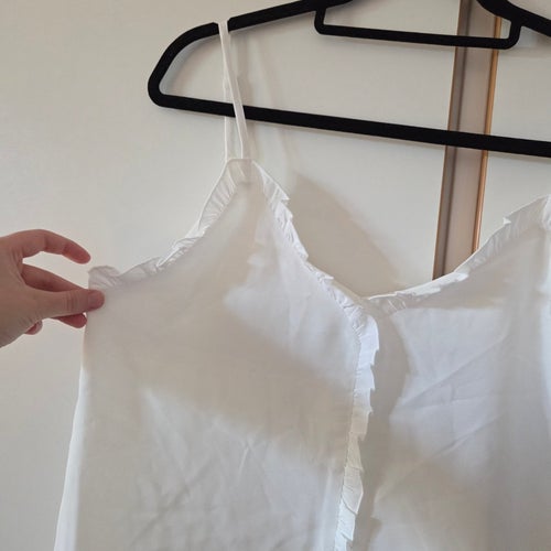 SHEIN vit topp, storlek M