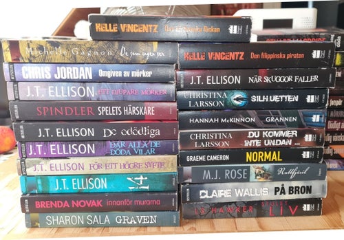 Sommarläsning Harper Collins. Best seller paket