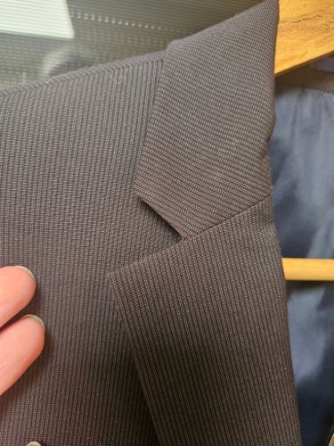 Angelo Litrico Mörkgrå Kostym 56 54 - Kavaj och Byxor Slim Fit