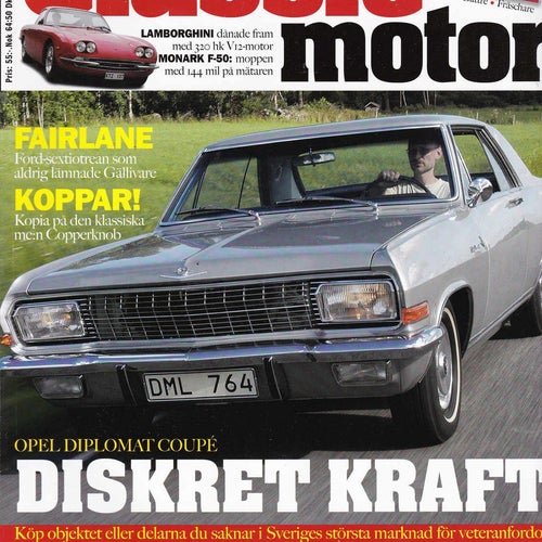Classic 2005-11 Opel Diplomat.Lamborghini 400 GT.Monark F-50