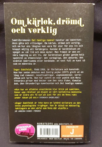 Det Hemliga Namnet (Edelfeldt, Inger)(Pocket) >MVG< 2016