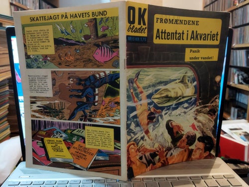 O.K. bladet 1963 nr 15 frømændene attentat i Akvariet, Very Good plus