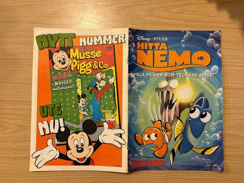 Hitta nemo hela filmen som tecknad serie Bilaga till Kalle Anka 2023 nr 5