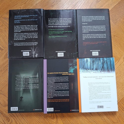 Bokpaket 6 Böcker - Linwood Barclay | Harlan Coben | Robert Harris