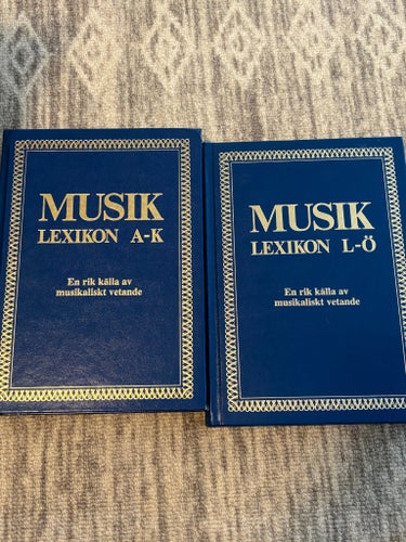 Musiklexikon A-K och L-Ö
