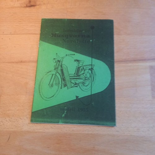 Instruktionsbok för Husqvarna Novalette Modell 1955