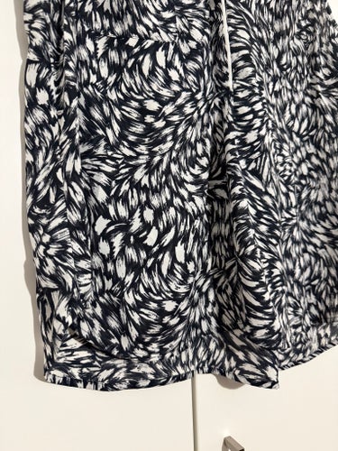 H&M svartvit blus