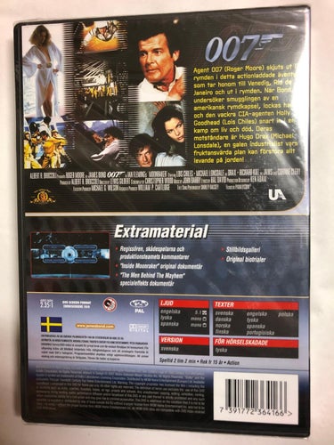 DVD Moonraker Special Edition James Bond 007 INPLASTAD