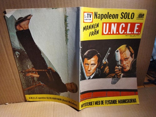 Mannen från UNCLE 1967 nr 8 Mysteriet med de flygande människorna En TV serie