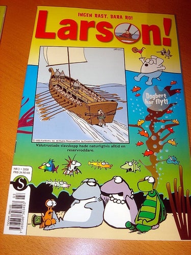 LARSON (svensk) NY OLÄST Nr 3 2008 !!!