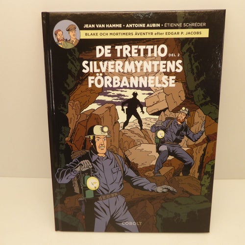Blake och Mortimers del 2 De trettio silvermyntens förbannelse 2023 Nyskick