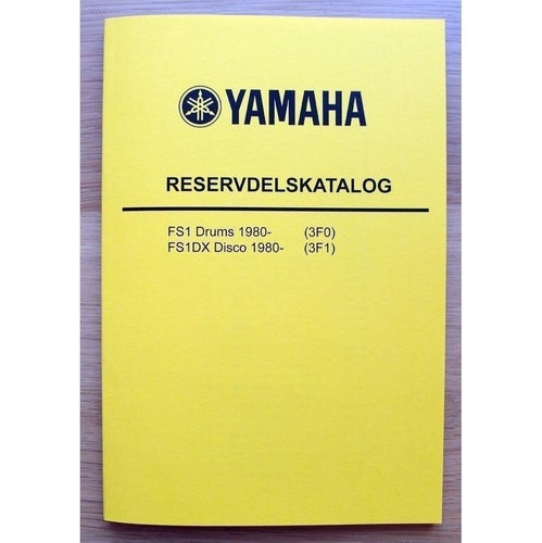 Reservdelskatalog Yamaha FS1 Drums & Disco
