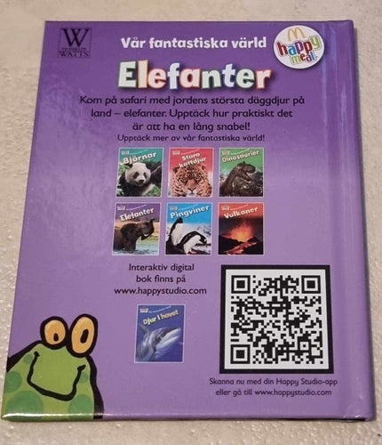 Elefanter – Vår fantastiska värld | Faktabok för barn