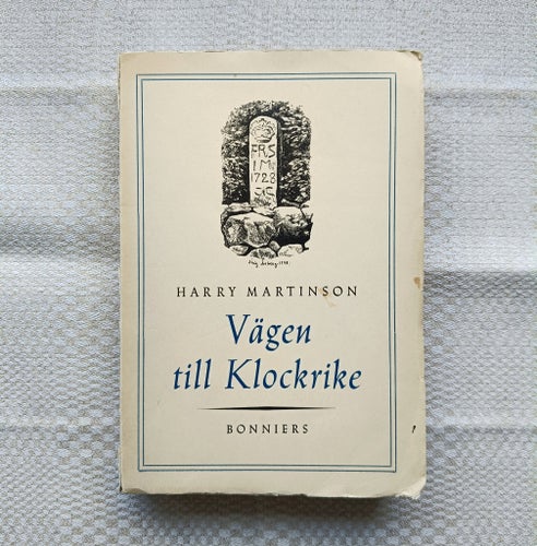 Vägen till Klockrike - (Harry Martinson) - Första svenska upplagan 1948 - Häftad