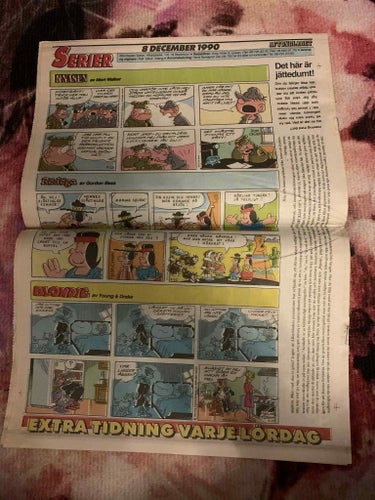 Aftonbladet Serier Lördag 15 December 1990