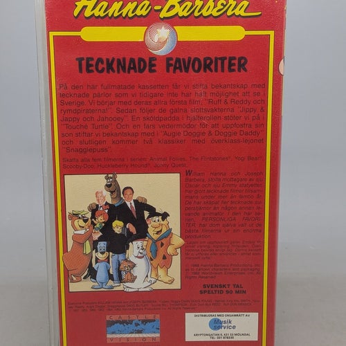Hanna-Barbera personliga favoriter - Tecknade Favoriter - Svenskt tal - VHS