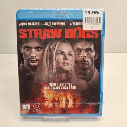 Straw Dogs - Alexander Skarsgård - Blu-ray film, Svensk text, Inplastad