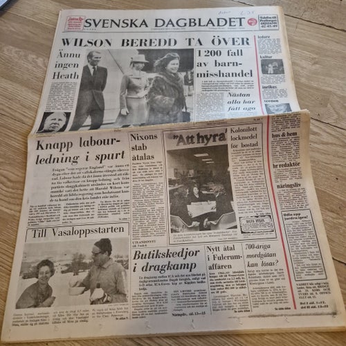 Svenska Dagbladet Lördagen den 2 Mars 1974