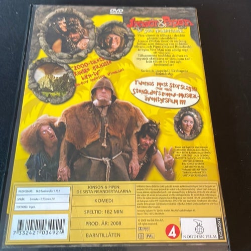 Jonson & Pipen: De Sista Neandertalarna (DVD)