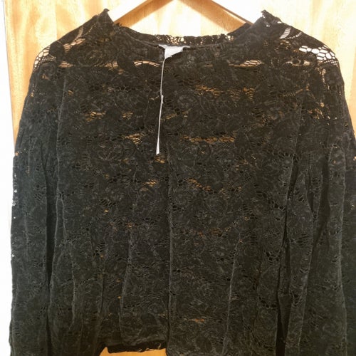 Lindex svart topp, storlek M-XL