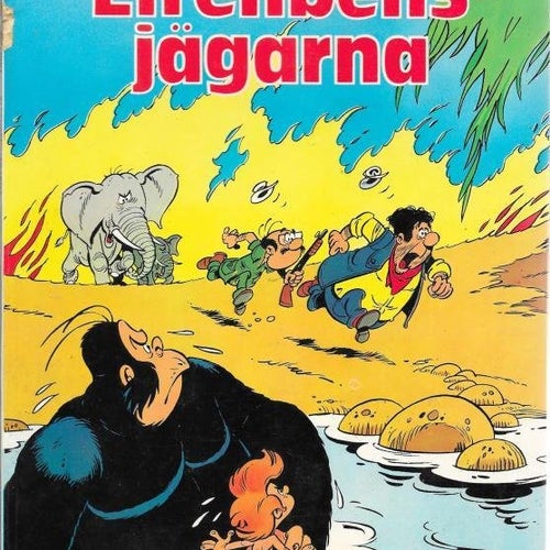DJUNGEL KID OCH GILIGILI 1-ELFENBENSJÄGARNA-LÄS EX!! (ALBUM)