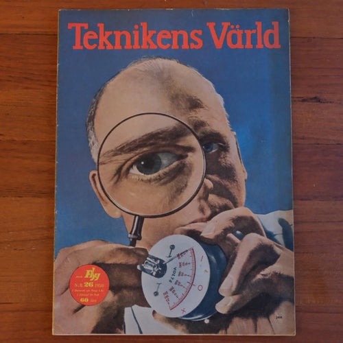 TEKNIKENS VÄRLD 1950/26 Jawa 350, Peugeot 203