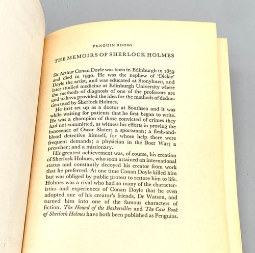 The memoirs of Sherlock Holmes av Sir Arthur Conan Doyle