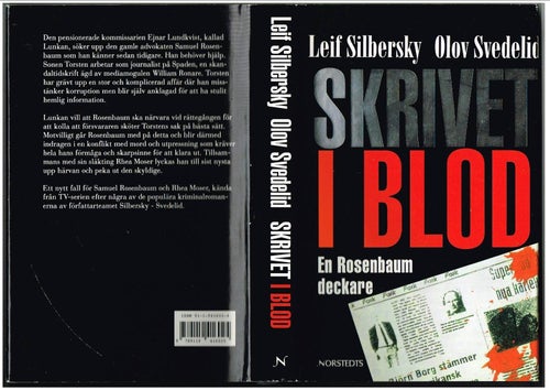 SKRIVET I BLOD En Rosenbaumdeckare - Leif Silbersky & Olov Svedelid (1994)